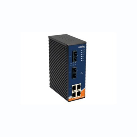 Oring Networking Rugged 4x 10/100TX (RJ-45) + 2x 100FX (Mulit-Mode / SC) IES-2042FX-MM-SC